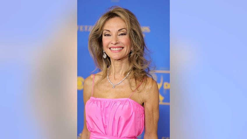 Susan Lucci wearing a hot pink dress