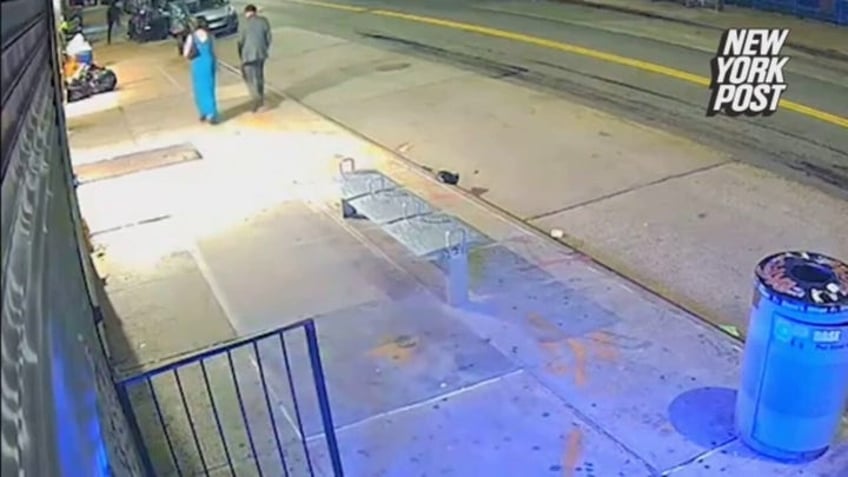 suspect in deadly stabbing of poet caught on camera in police custody