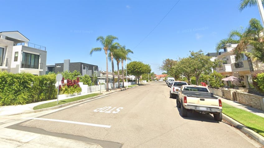 A street in Huntington Beach, California