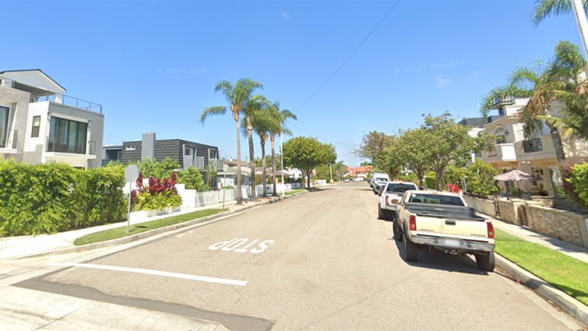 A street in Huntington Beach, California