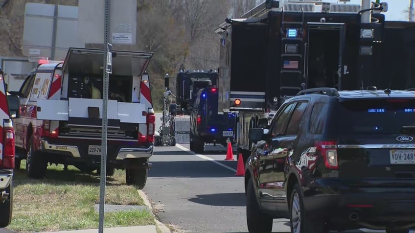 A reported barricade incident at CIA headquarters has prompted a large police presence in McLean, VA.