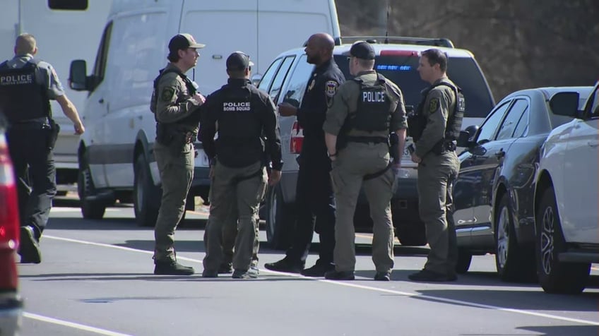 A reported barricade incident at CIA headquarters has prompted a large police presence in McLean, VA.