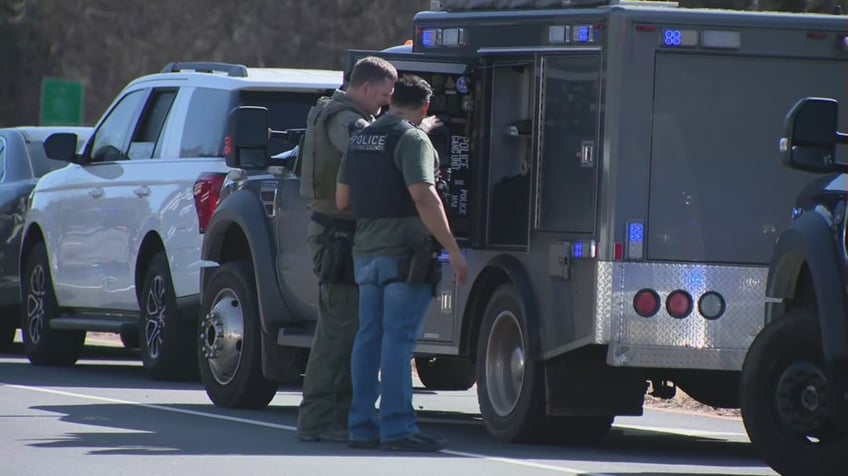 A reported barricade incident at CIA headquarters has prompted a large police presence in McLean, VA.