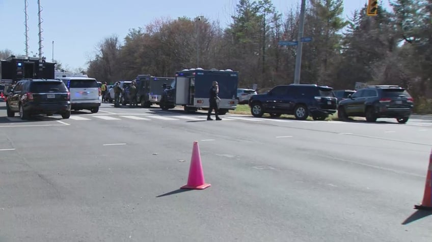 A reported barricade incident at CIA headquarters has prompted a large police presence in McLean, VA.