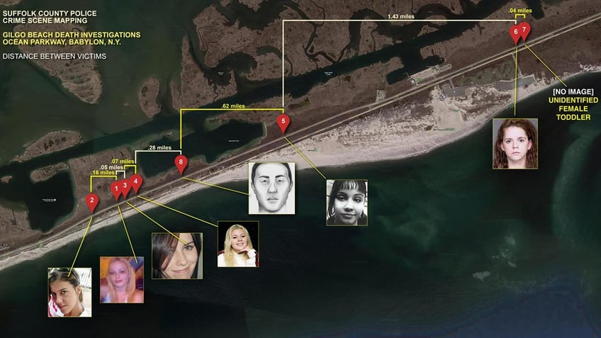 gilgo victims map