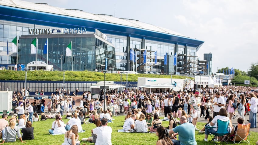 A general view of the stadium in Germany during Taylor Swift's stop