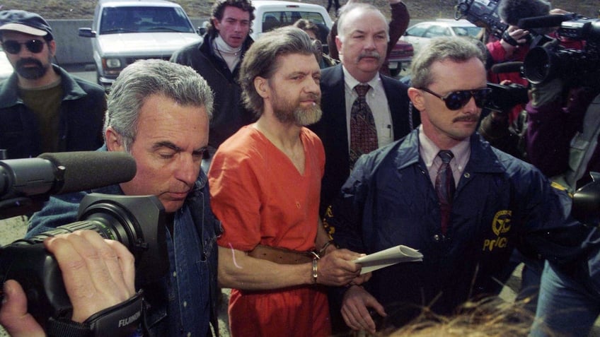 Authorities Escorting Unabomber Theodore Kaczynski