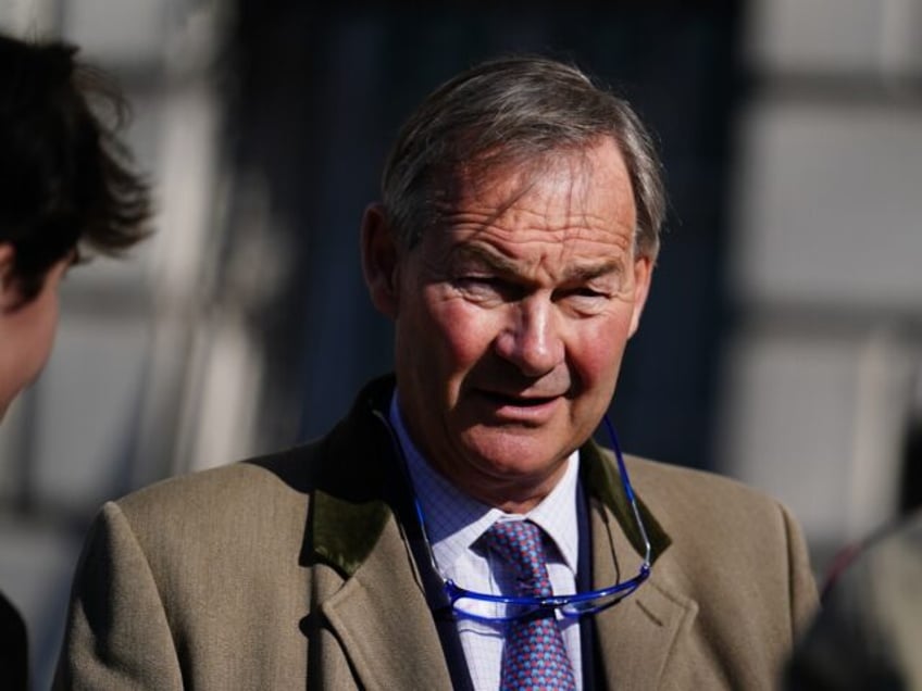 Reform UK MP Rupert Lowe attends a farmers protest in Whitehall, London, over the changes