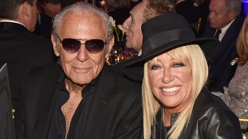 suzanne somers husband shares romantic reason why she was buried in hiking boots