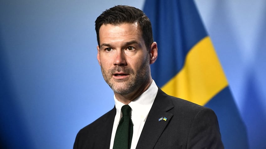 Sweden's Minister of Foreign Trade and International Development Cooperation Johan Forssell