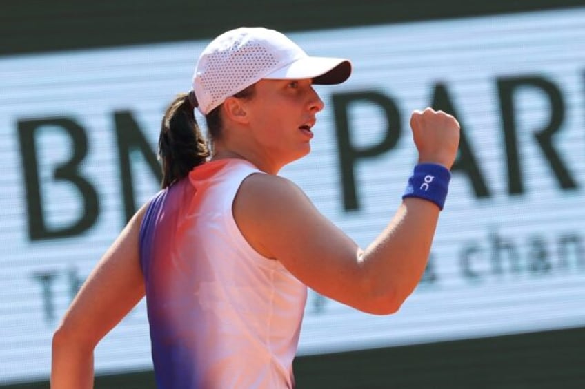 Iga Swiatek has won 34 of 36 matches in her career at Roland Garros