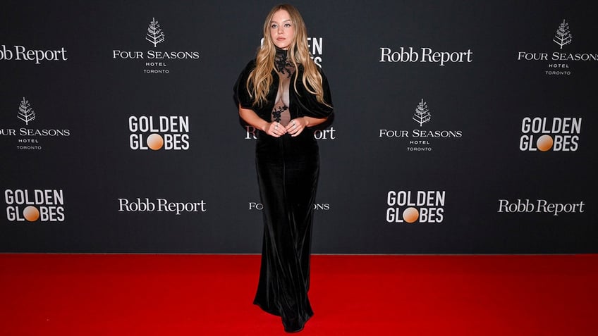 Sydney Sweeney at "The Road to the Golden Globes Party" in September 2024.