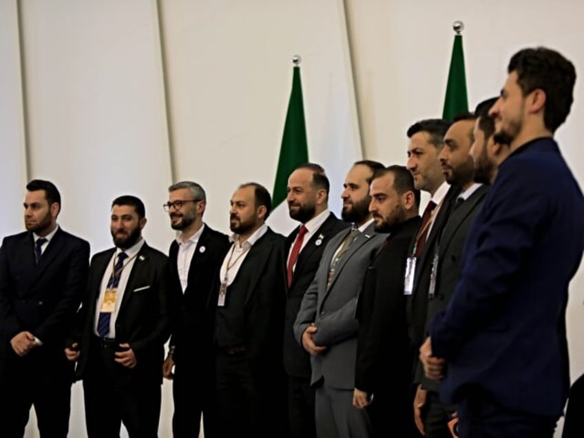 DAMASCUS, SYRIA - MARCH 29: A view from the swearing-in ceremony for the first cabinet for