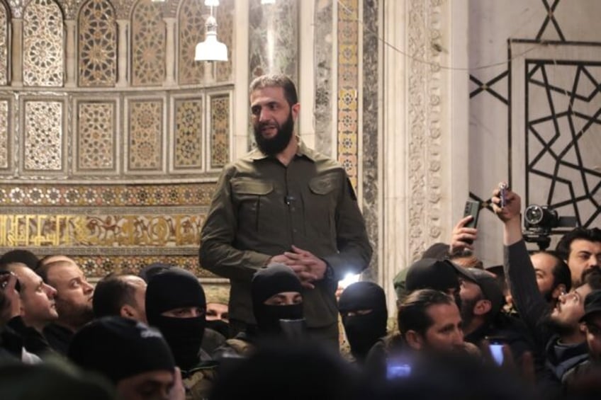 Islamist rebel leader Mohammed al-Jolani told a crowd at Damascus's Umayyad Mosque that th