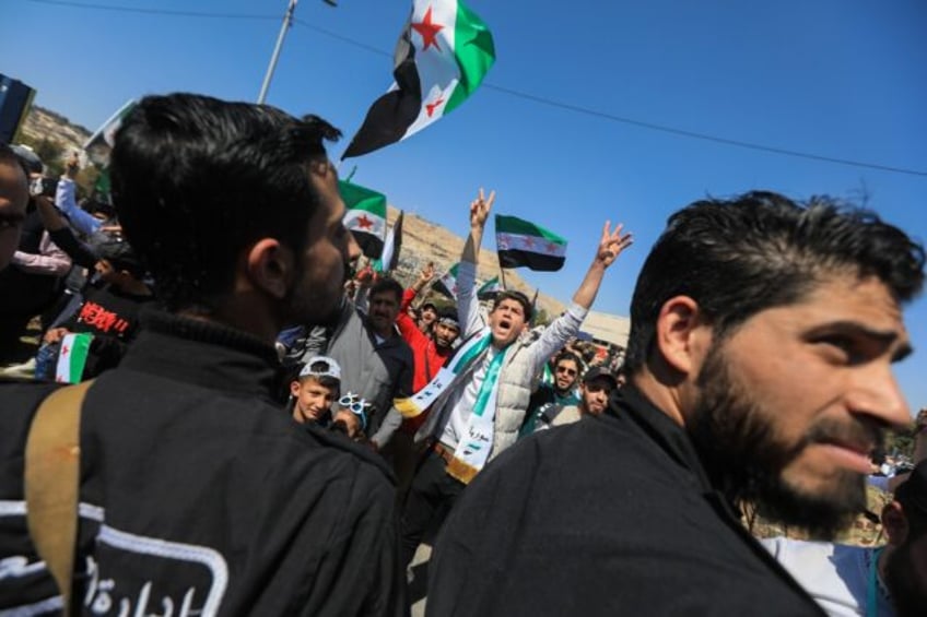 This is the first celebration of the Syria's 2011 uprising since the fall of Bashar al-Ass