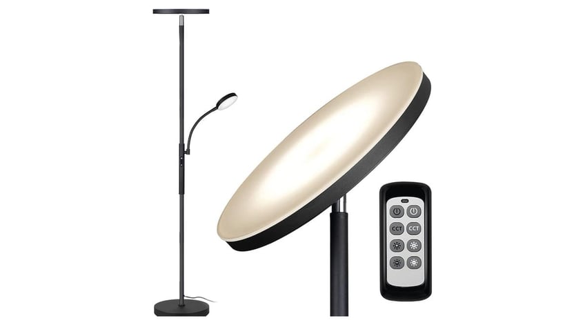 Light up your space with a new double lamp. 