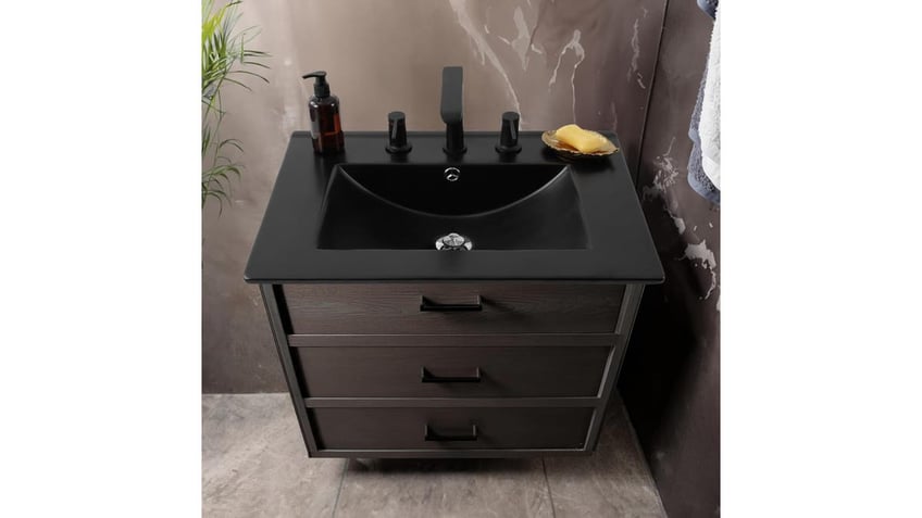Make your bathroom more modern with a new sink. 