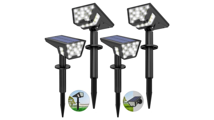 Add some lighting to your outdoor space and spend more time outside. 