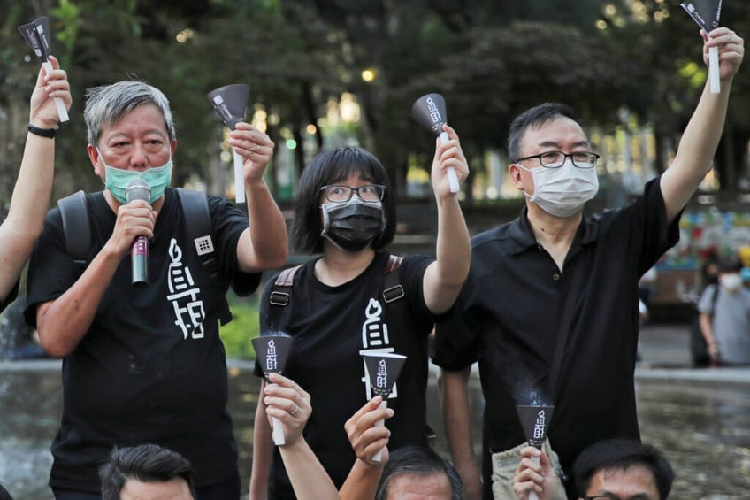 taiwan holds last remaining tiananmen remembrance in chinese speaking world