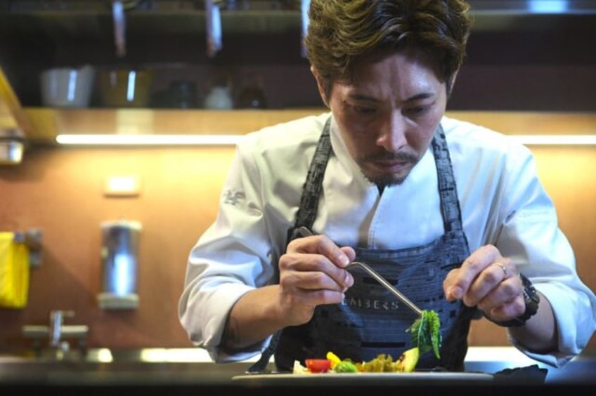 Taiwan chef Wes Kuo will serve a dish during the May 20 presidential banquet of Lai Chin