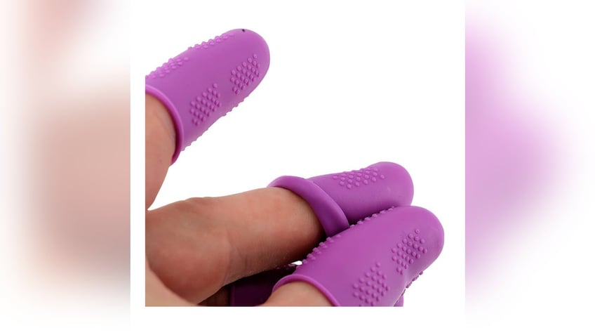 Keep your fingers from getting sore with finger protectors. 