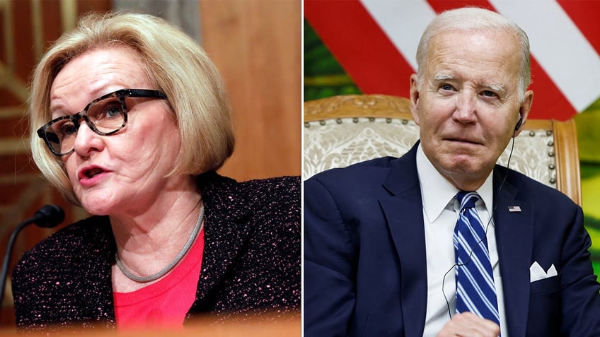 Claire McCaskill and Joe Biden