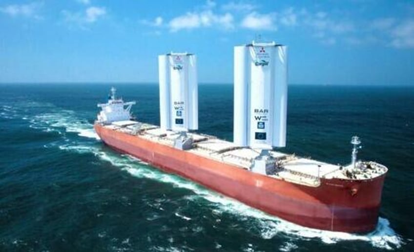 tanker ships are now being fitted with sails to cut carbon footprints