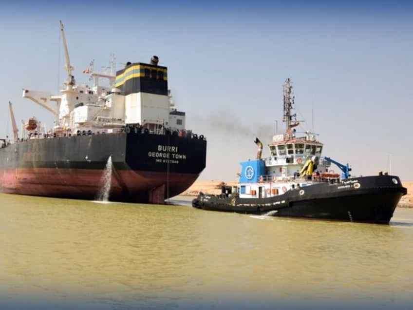 tankers collide in suez canal disrupt traffic says egypt