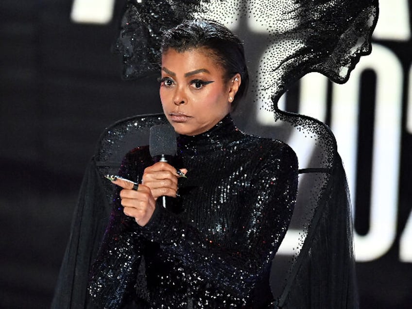 LOS ANGELES, CALIFORNIA - JUNE 30: Host Taraji P. Henson speaks onstage during the 2024 BE