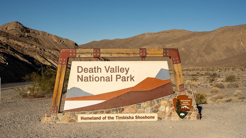 tarantula on road in death valley national park is blamed for crash involving camper motorcycle