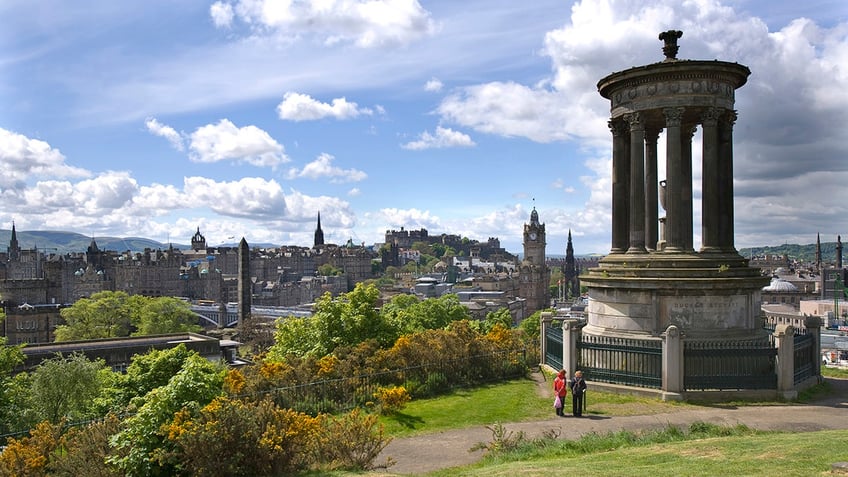 Calton Hill in Edinburgh