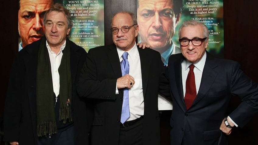 Robert De Niro, Paul Schrader, and Martin Scorsese posing together