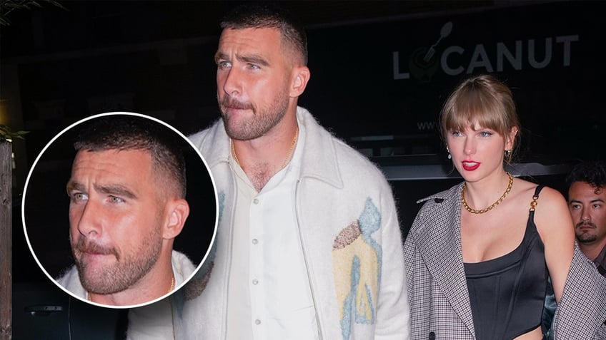 taylor swift and travis kelce leave snl after party together hand in hand after surprise cameos