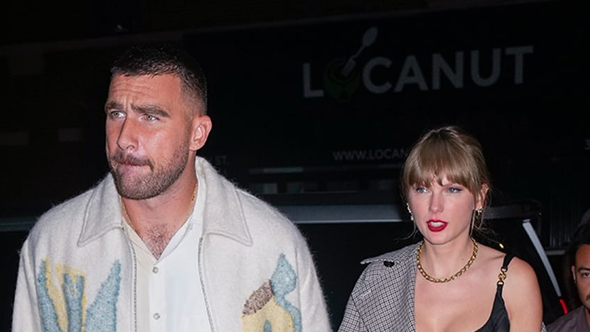 Taylor Swift with Travis Kelce