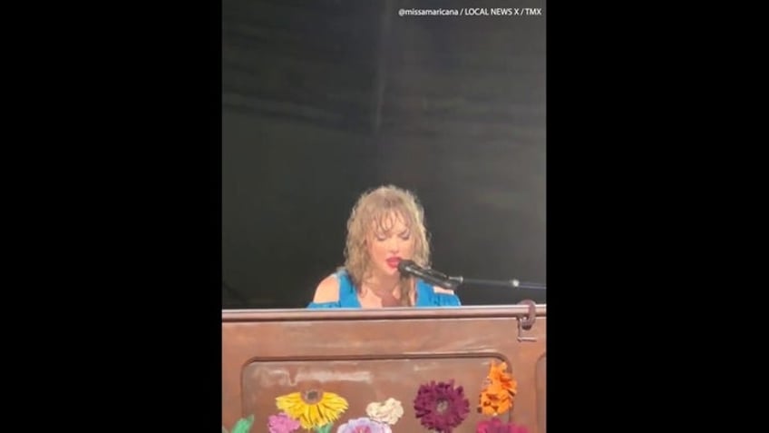 taylor swift gets emotional on stage performing song bigger than the whole sky after fans death