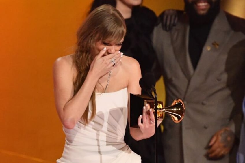 US singer-songwriter Taylor Swift made history with her fourth Album of the Year Grammy, t