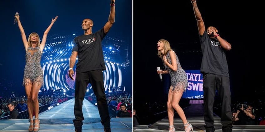 taylor swift shares eras concert moment with kobe bryants daughter years after late nba stars appearance