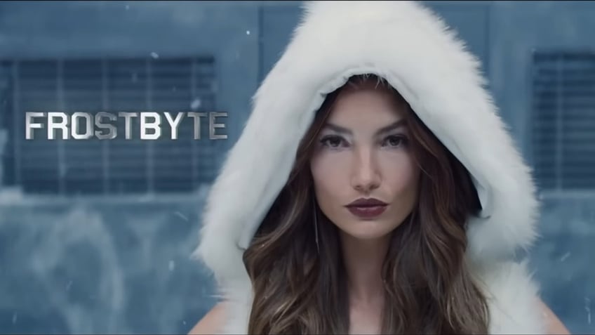 Lily Aldridge in the "Bad Blood" music video