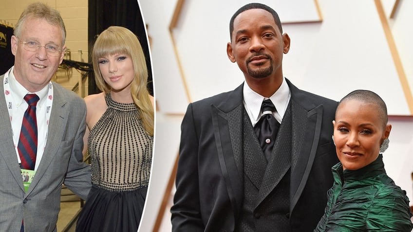 taylor swifts dad gets apology from travis kelce will smith jada pinkett smith deny cheating claims