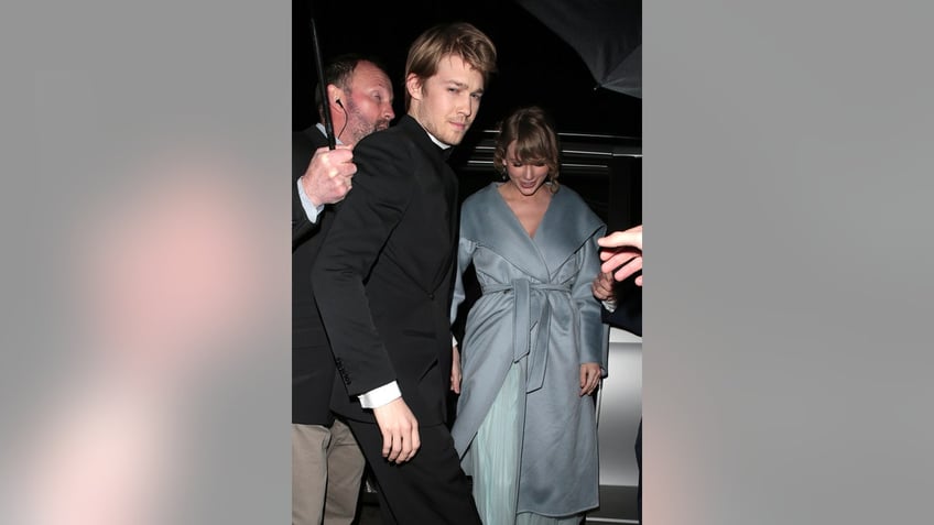 Joe Alwyn and Taylor Swift seen at the BAFTAs: Vogue x Tiffany Fashion & Film afterparty