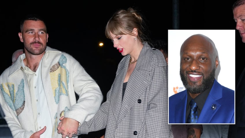 taylor swifts man travis kelce gets relationship advice from lamar odom after failed kardashian marriage