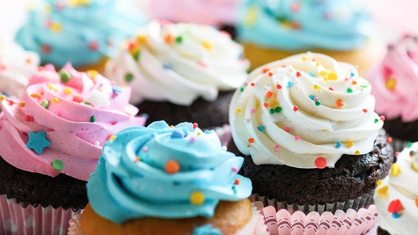 iStock birthday cupcakes