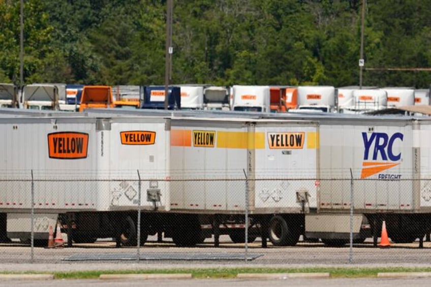 teamsters say trucking giant yellow corp is ceasing operations filing for bankruptcy