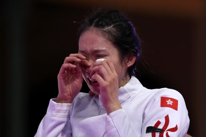 Hong Kong's Vivan Kong spoiled the party as she beat French hope Auriane Mallo-Breton in t