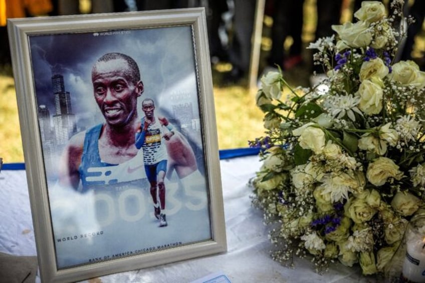 Kelvin Kiptum broke the marathon record in October