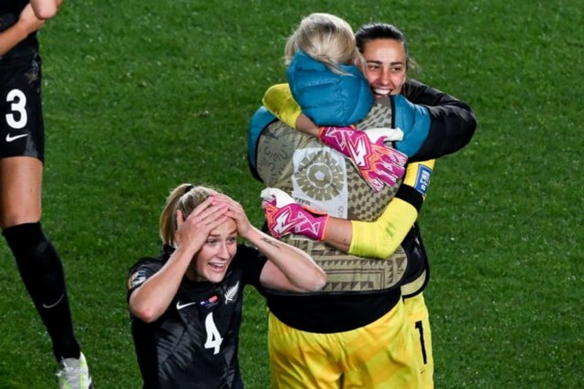 tears cheers and hugs as new zealand celebrate first world cup win