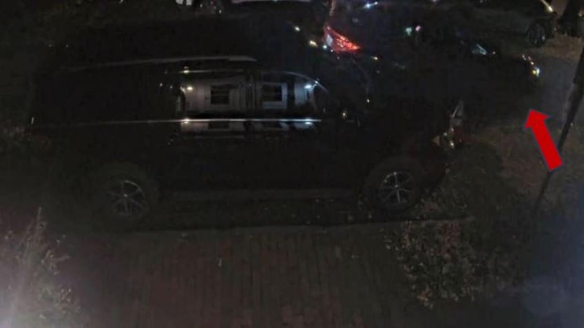 Secret Service SUV outside Naomi Biden's home