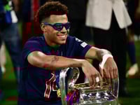 Teenager Doue caps dream season by starring in PSG’s Champions League triumph