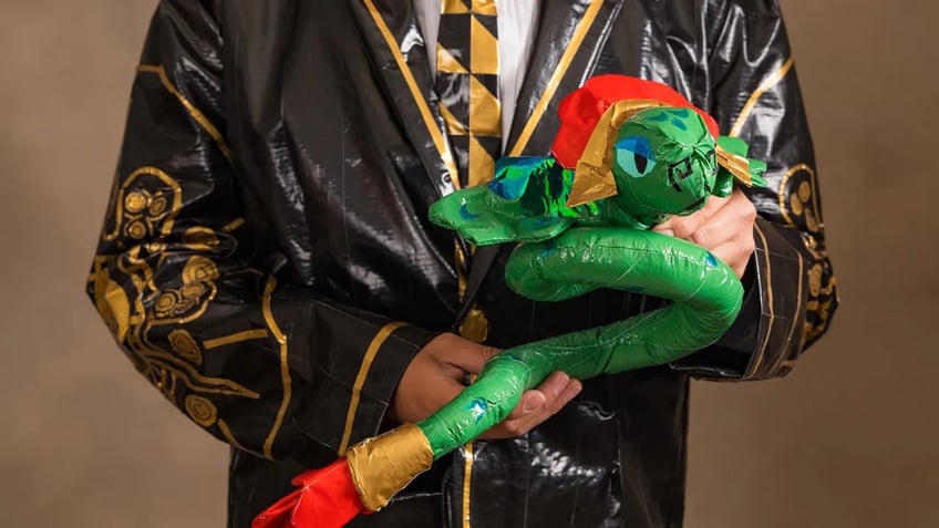 teens make prom dress and tux out of duct tape win 10k in scholarship prize money