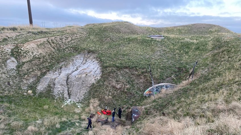 Abandoned missile silo near Deer Trail